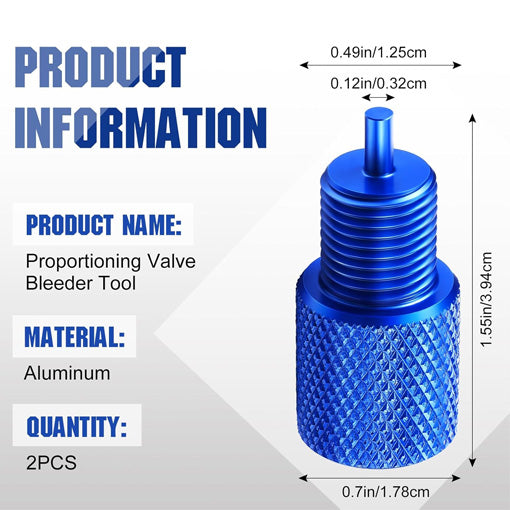 Brake Proportioning Valve Bleeder Tool