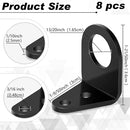 Bolt-on Mounting Hole 3/16" Brake Line Tabs