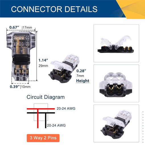 Low Voltage T-Tap Wire Connectors