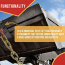 Easy Lift Tractor Bucket Attachment