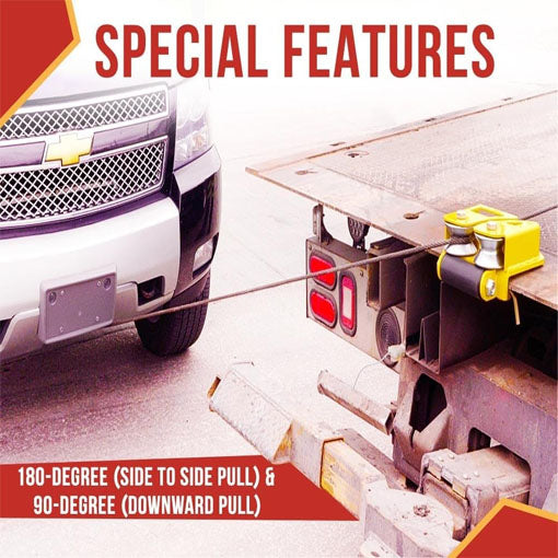 Side Puller Recovery Tool for Flatbed Towing