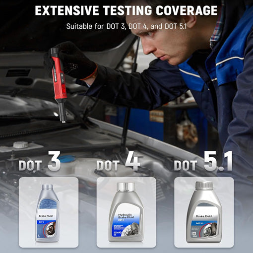 Brake Fluid Tester Pen with Corrosion Resistance Probe