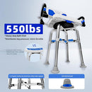 360-Degree Adjustable Swivel Shower Chair