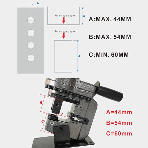 1200W Electric Hydraulic Metal Hole Puncher