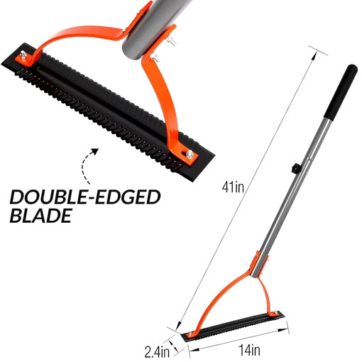 Grass Whip With Double-Edged Serrated Blade