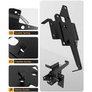 Self-Closing Gate Hinges And Latch