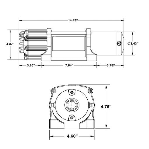 UTV Heavy Duty Winch Complete Kit