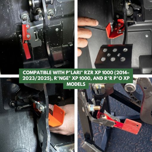 UTV Parking Spring Brake Pedal Lock