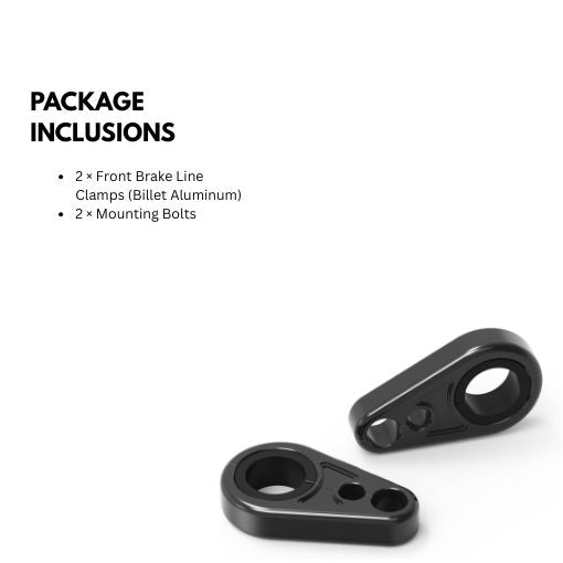 ATV Front Brake Line Clamps