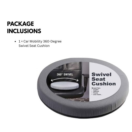 Car Mobility 360-Degree Swivel Seat Cushion