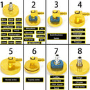 Brake Fluid Bleeder Adapter Kit