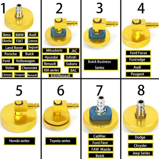Brake Fluid Bleeder Adapter Kit