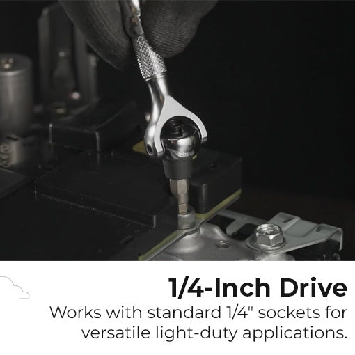Micro 90-Tooth Swivel Head Ratchet