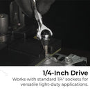 Micro 90-Tooth Swivel Head Ratchet