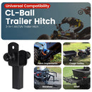 3-in-1 ATV/UTV Dual Ball Trailer Hitch