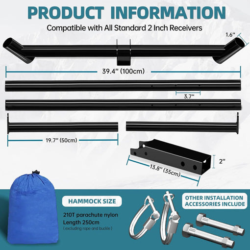 Hitch Mount Hammock Stand