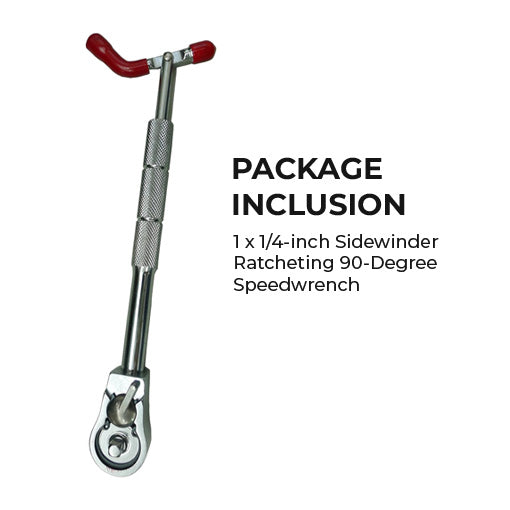 1/4-inch Sidewinder Ratcheting 90-Degree Speedwrench