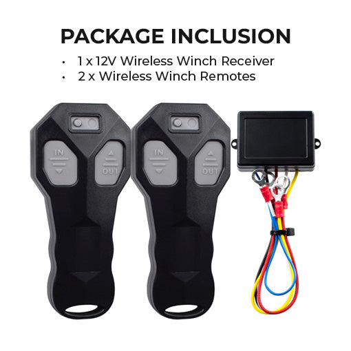 12V Recovery Wireless Winch Remote Control Kit