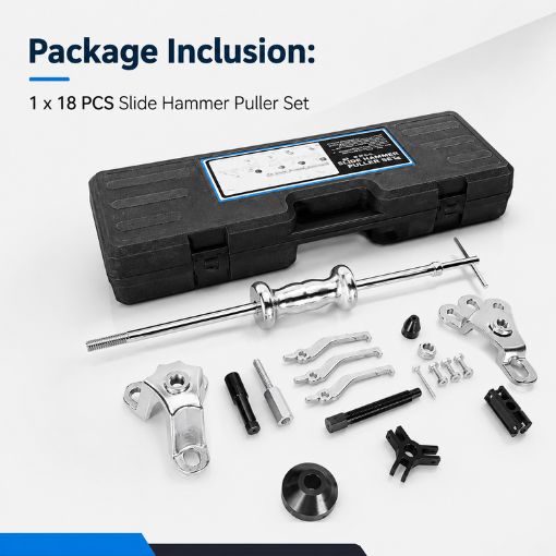 18 PCS Slide Hammer Puller Set