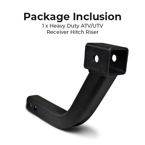 Atv With 5 Inch Riser Heavy Duty ATV/UTV Receiver Hitch Riser