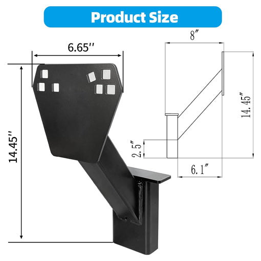 Stake Pocket Spare Tire Carrier