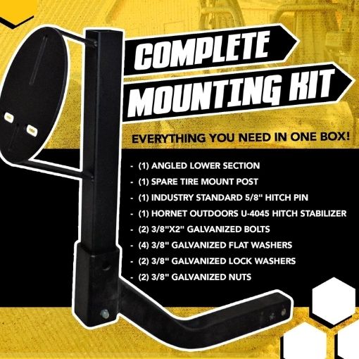 ATV UTV Hitch Spare Tire Mount