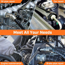 Ratcheting Open-end Brake Line Wrench Set