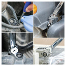 12-in-1 Interchangeable Metric Flex Head Ratchet Wrench