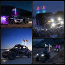 UTV Quick Release LED Whip Light Kit