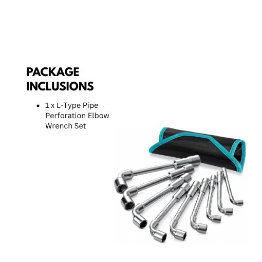 L-Type Pipe Perforation Elbow Wrench Set