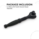 Micro 90-Tooth Swivel Head Ratchet