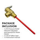 RV Pressure Relief Valve for Suburban and Atwood RV Water Heater