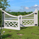 Self-Closing Gate Hinges And Latch