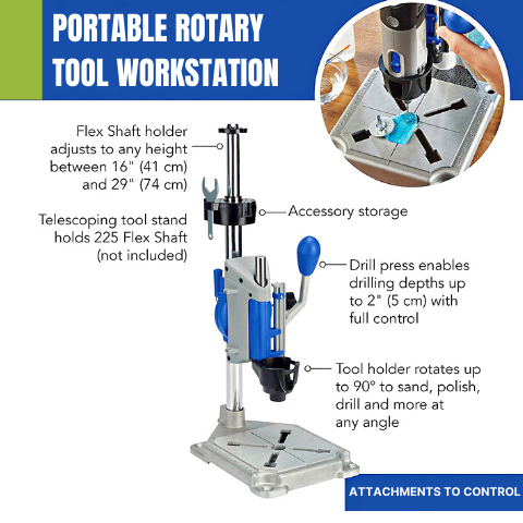 Portable Rotary Tool Workstation