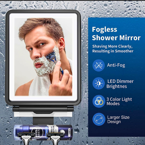 Anti-Fog Shaving Mirror