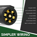 7 Way Trailer Cable With Junction Box Kit