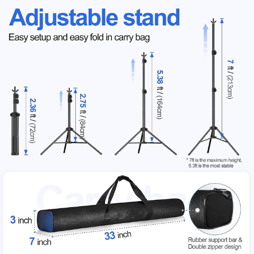 Photo Studio Adjustable Stand