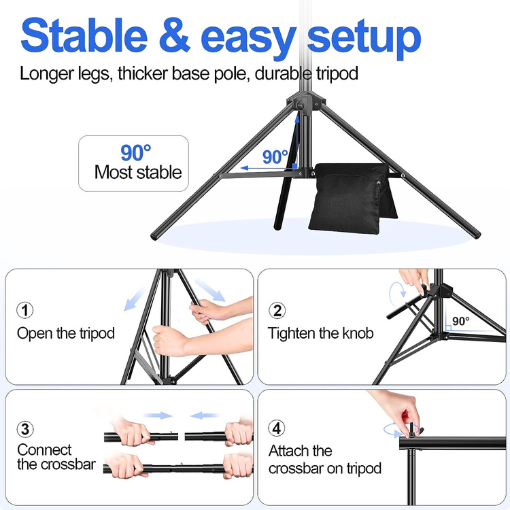 Photo Studio Adjustable Stand