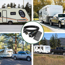 7 Way Trailer Cable With Junction Box Kit