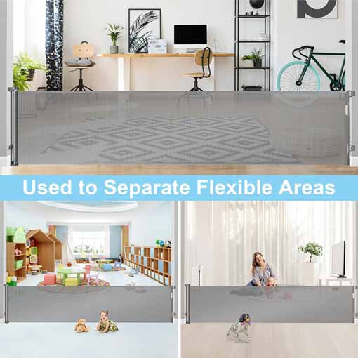 Extra Wide Retractable Baby Gate