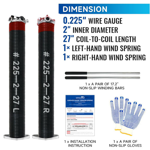 Garage Door Torsion Spring Set