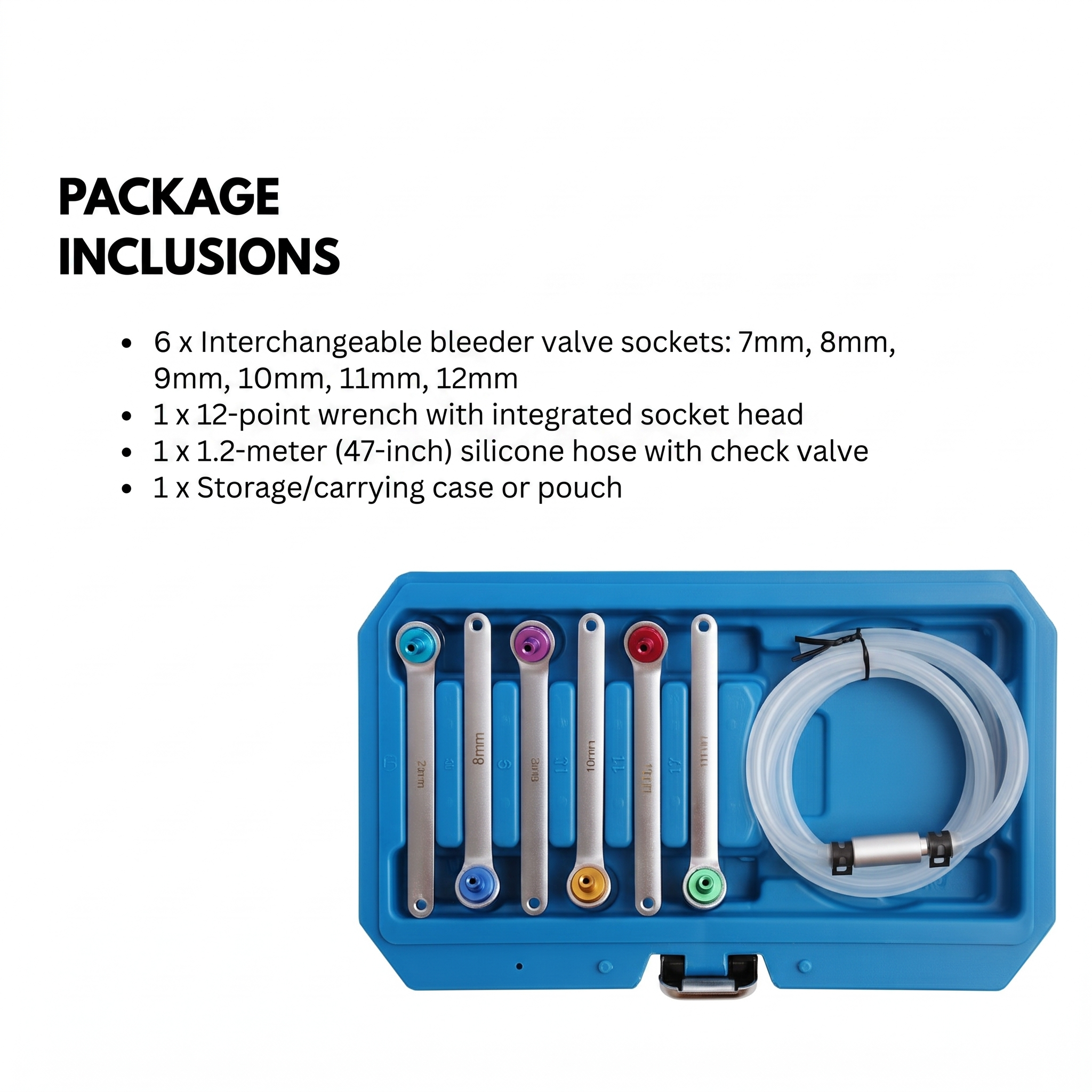 6pcs Easy Brake Bleeding Wrench Set