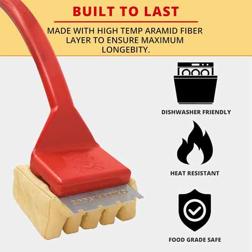 Grill Grate Scraper & Brush