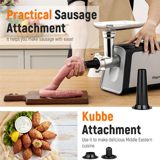 Heavy-Duty Electric Meat Grinder