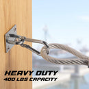 Heavy Duty Steel Pad Eye Anchor & Snap Hooks
