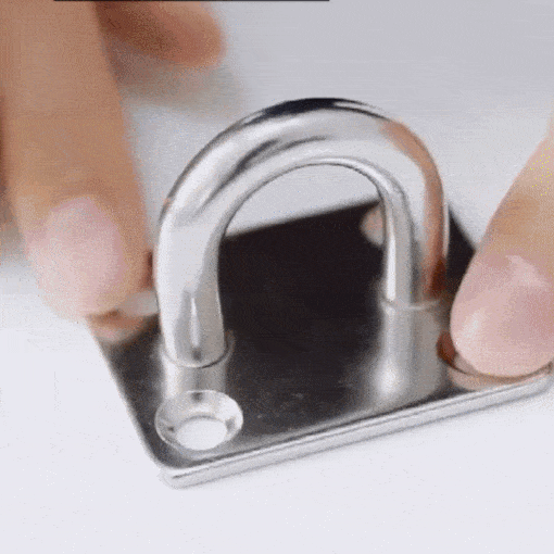 Heavy Duty Steel Pad Eye Anchor & Snap Hooks