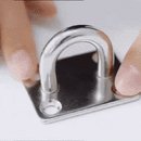 Heavy Duty Steel Pad Eye Anchor & Snap Hooks