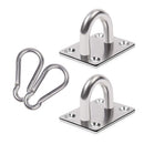 Heavy Duty Steel Pad Eye Anchor & Snap Hooks