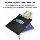 Hidden Travel Belt Wallet
