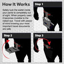Hidden Travel Belt Wallet